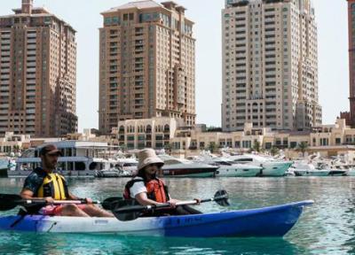 هیجان در قطر با ورزش های آبی در قطر
