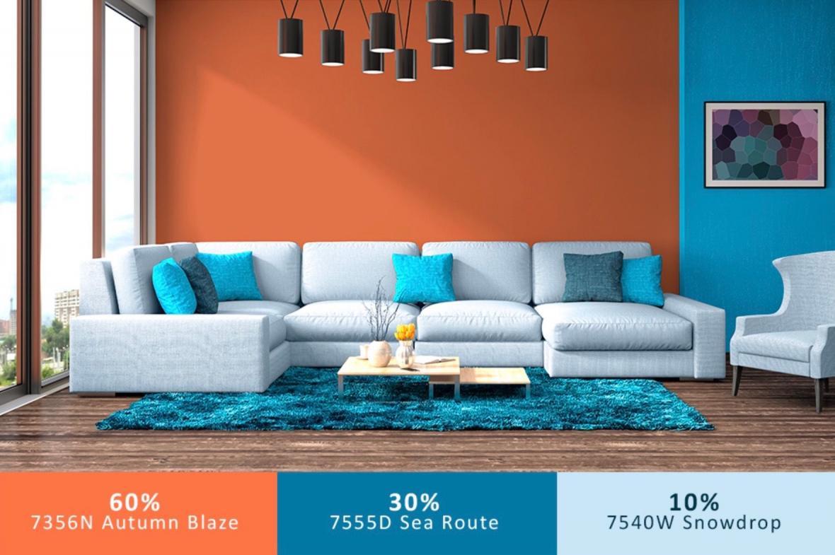 چگونه قانون 10-30-60 برای ترکیب رنگ دکوراسیون داخلی منزل را رعایت می کنید؟