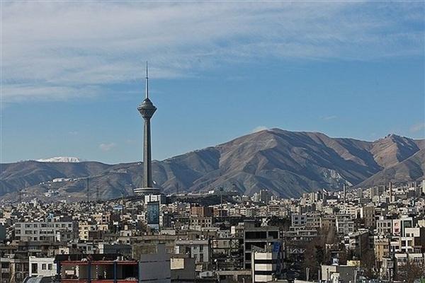 شرایط جوی تهران در 5 روز آینده ، احتمال افزایش نسبی دمای تهران از امروز ، وزش باد شدید در منطقه ها جنوبی و غربی استان