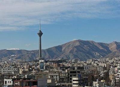 شرایط جوی تهران در 5 روز آینده ، احتمال افزایش نسبی دمای تهران از امروز ، وزش باد شدید در منطقه ها جنوبی و غربی استان